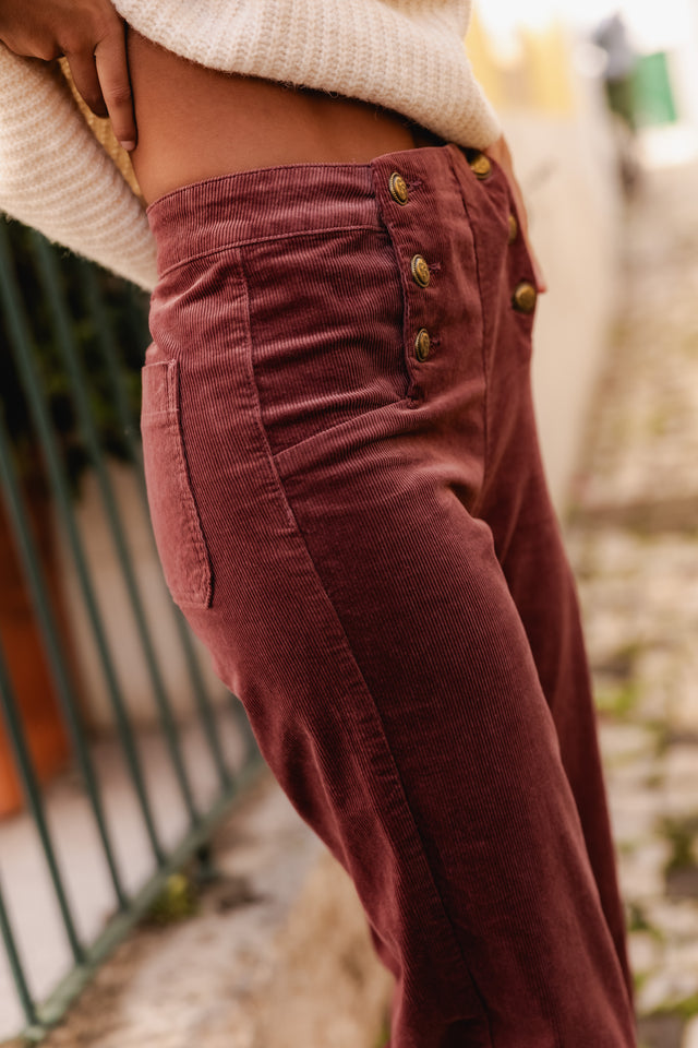 VELVET PANTS