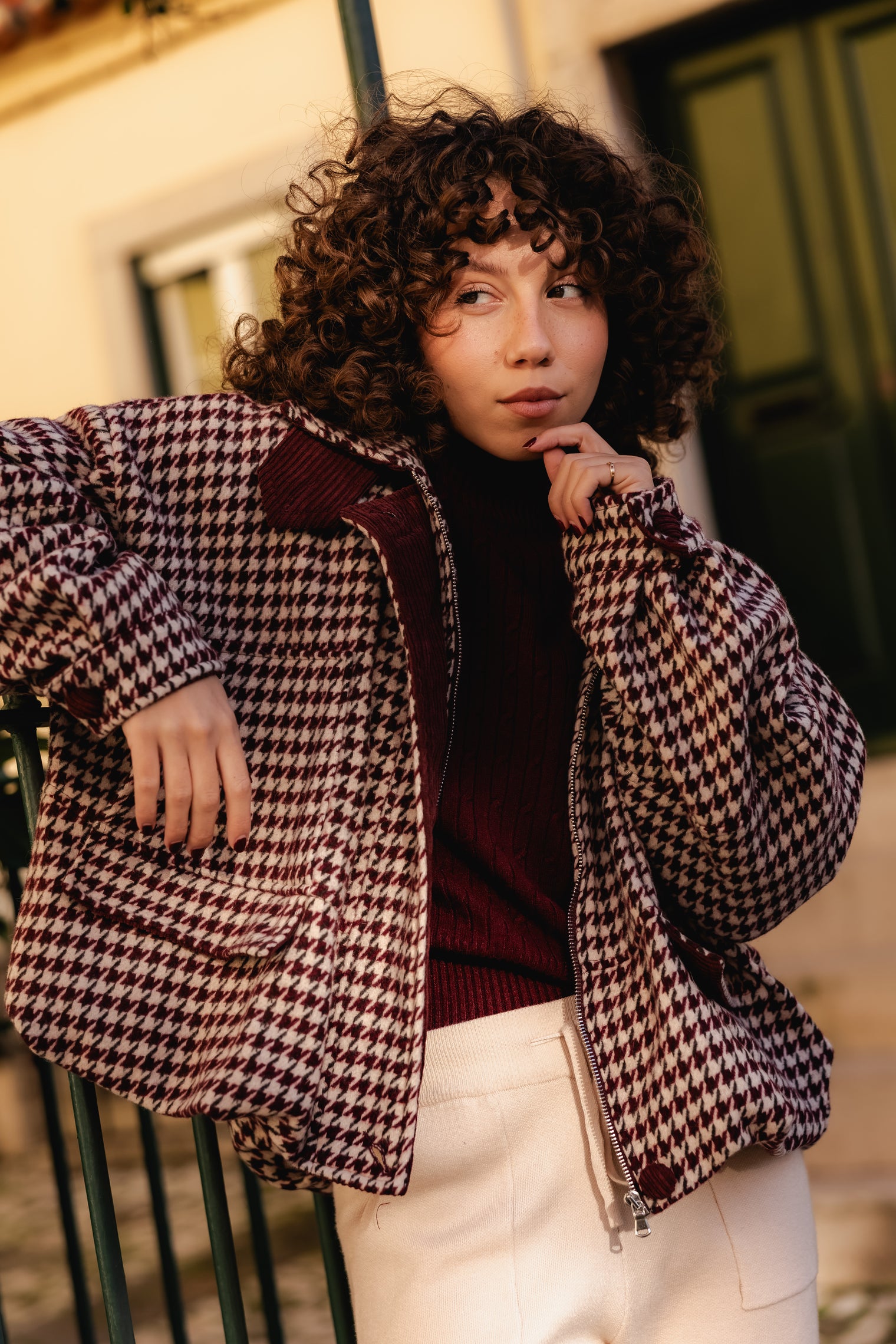 NICK BORDEAUX JACKET