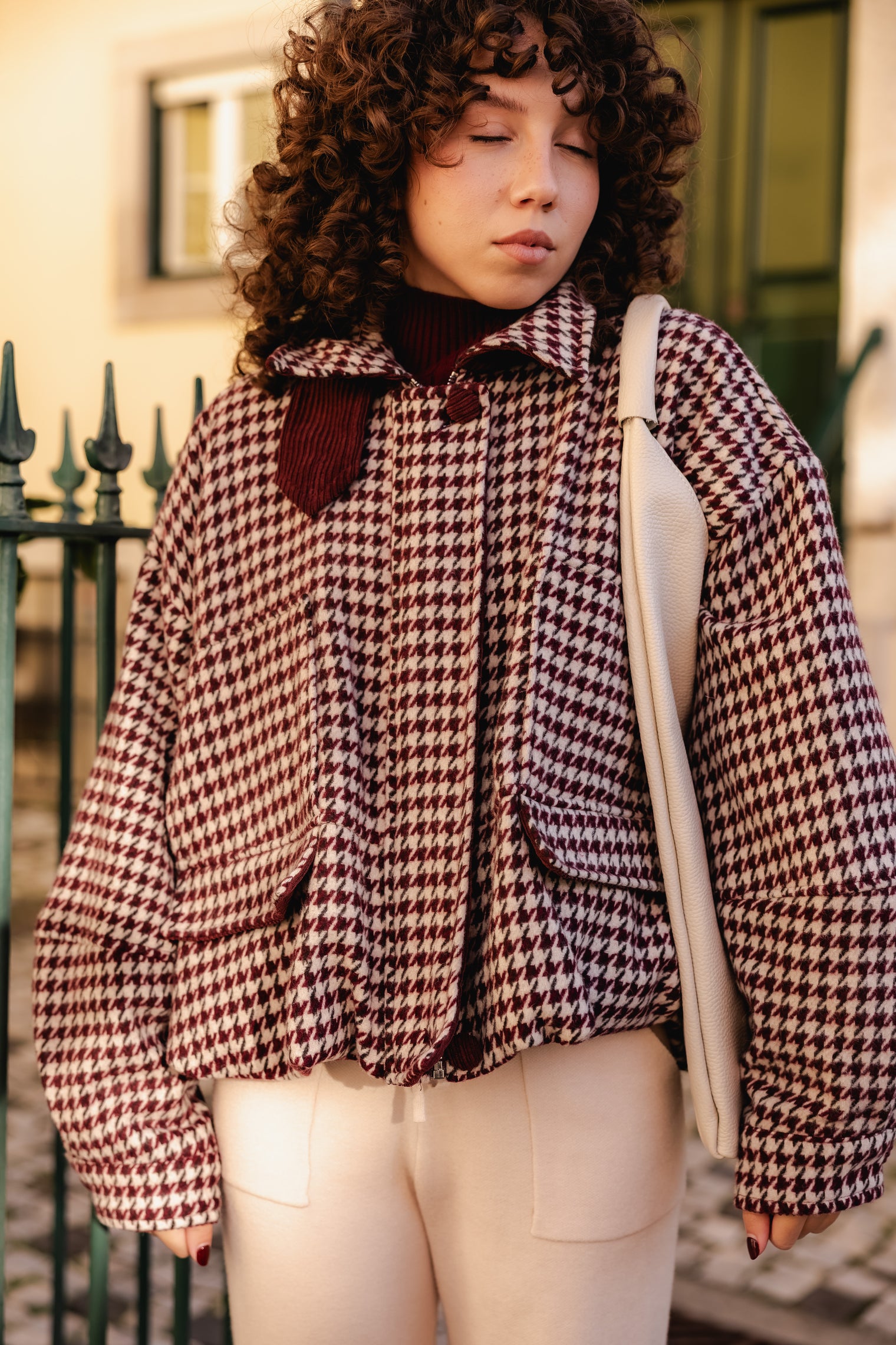 NICK BORDEAUX JACKET