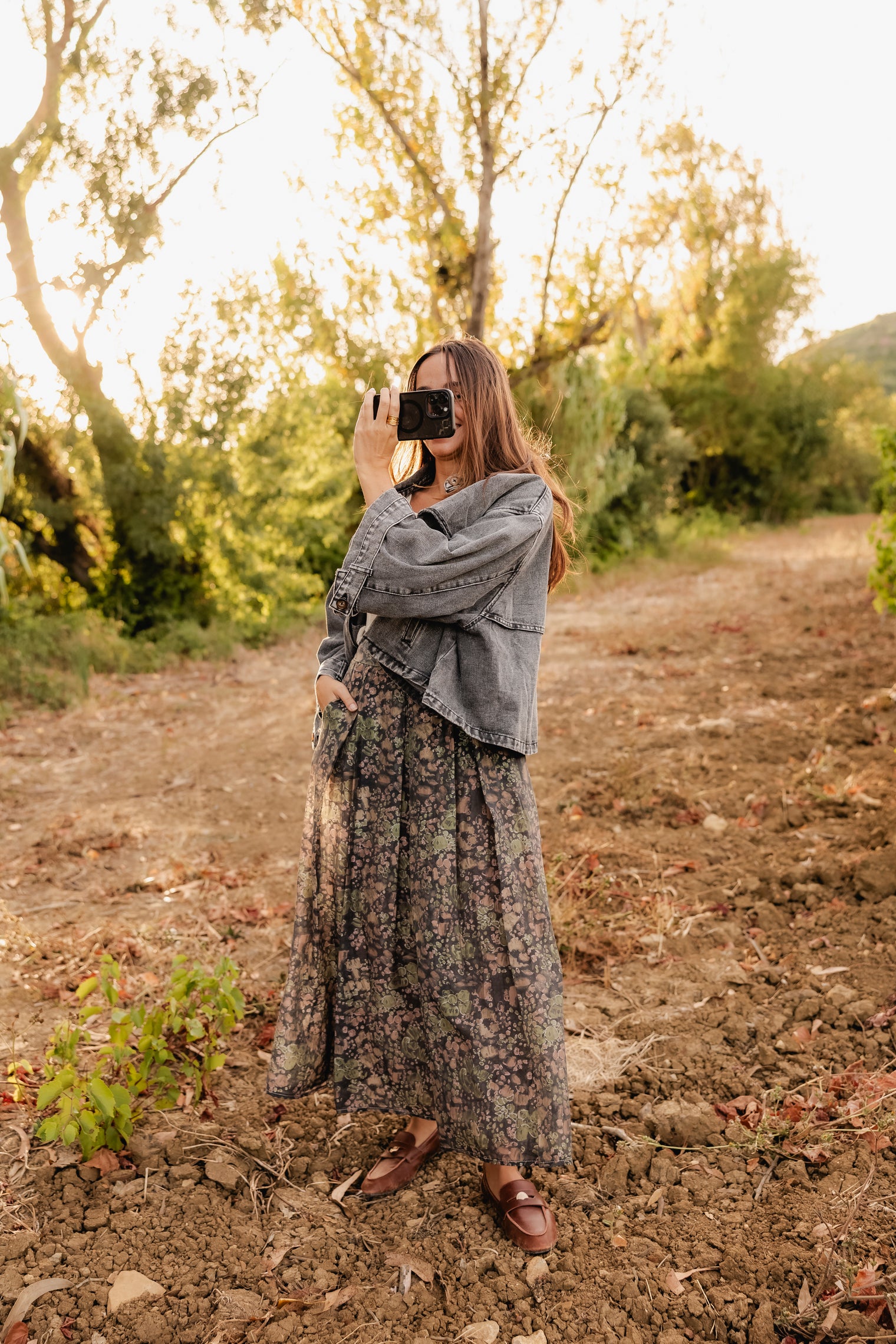 FELICIANA DENIM GREY JACKET