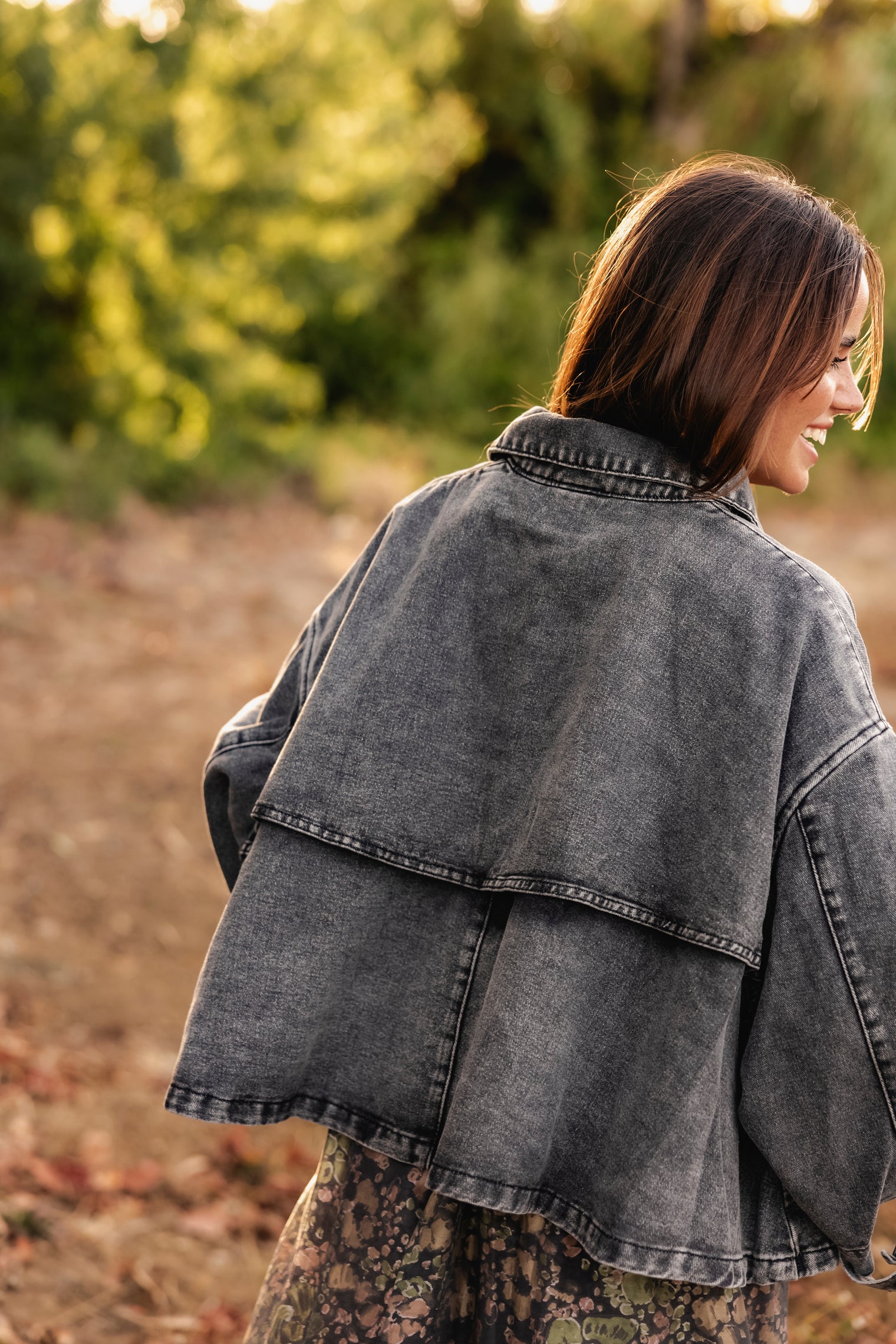 FELICIANA DENIM GREY JACKET