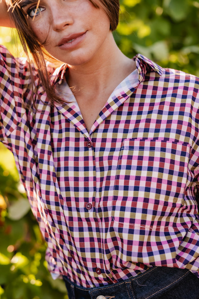 MULTICOLOR CHESS SHIRT