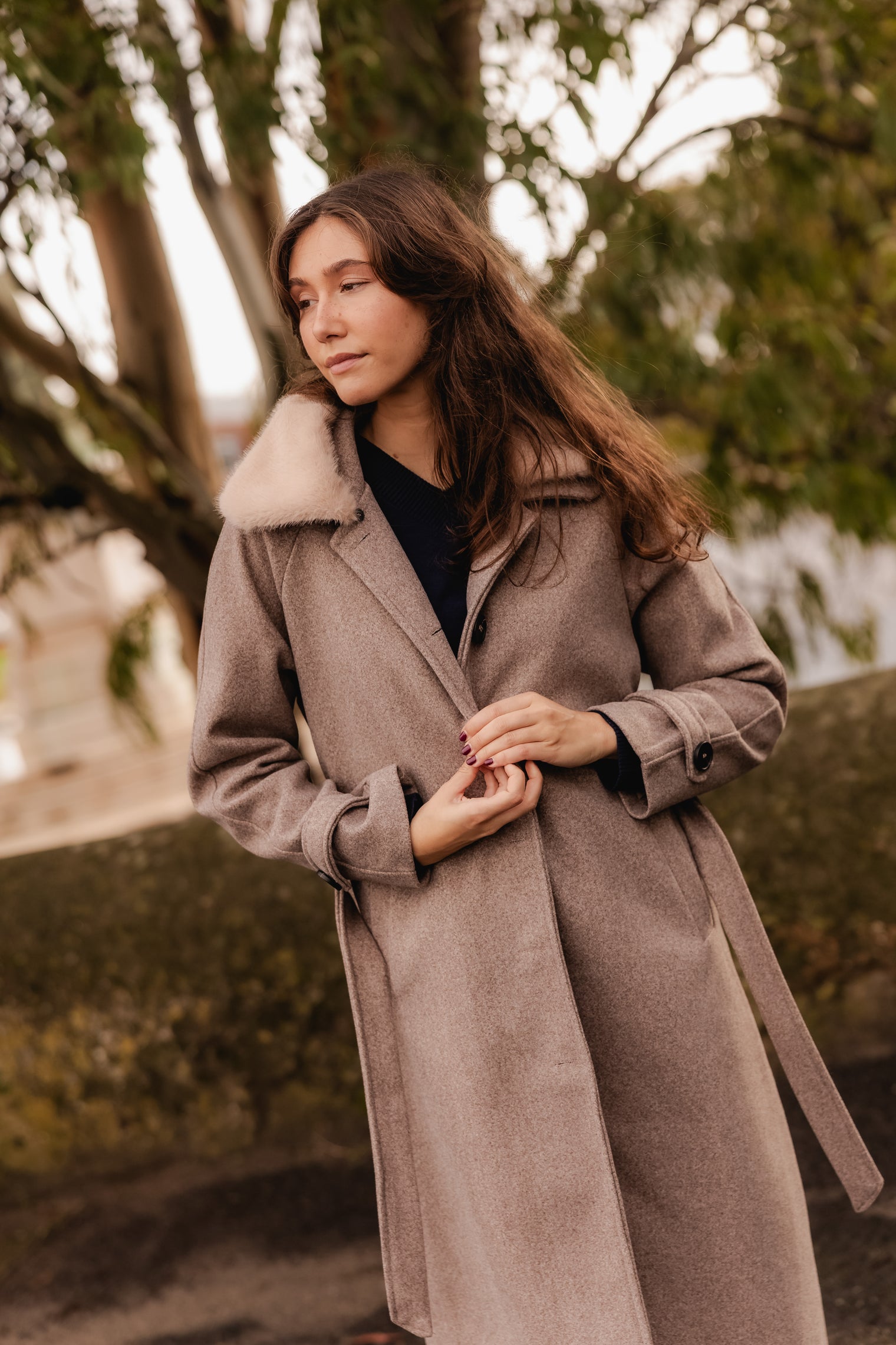 MARGOT BEIGE OVERCOAT