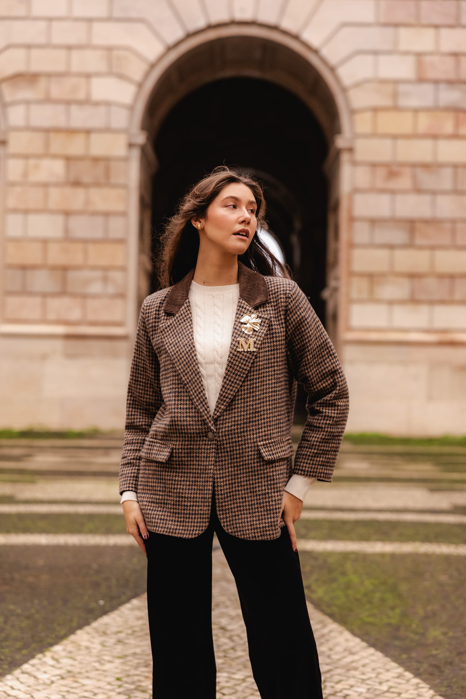MIA BROWN BLAZER