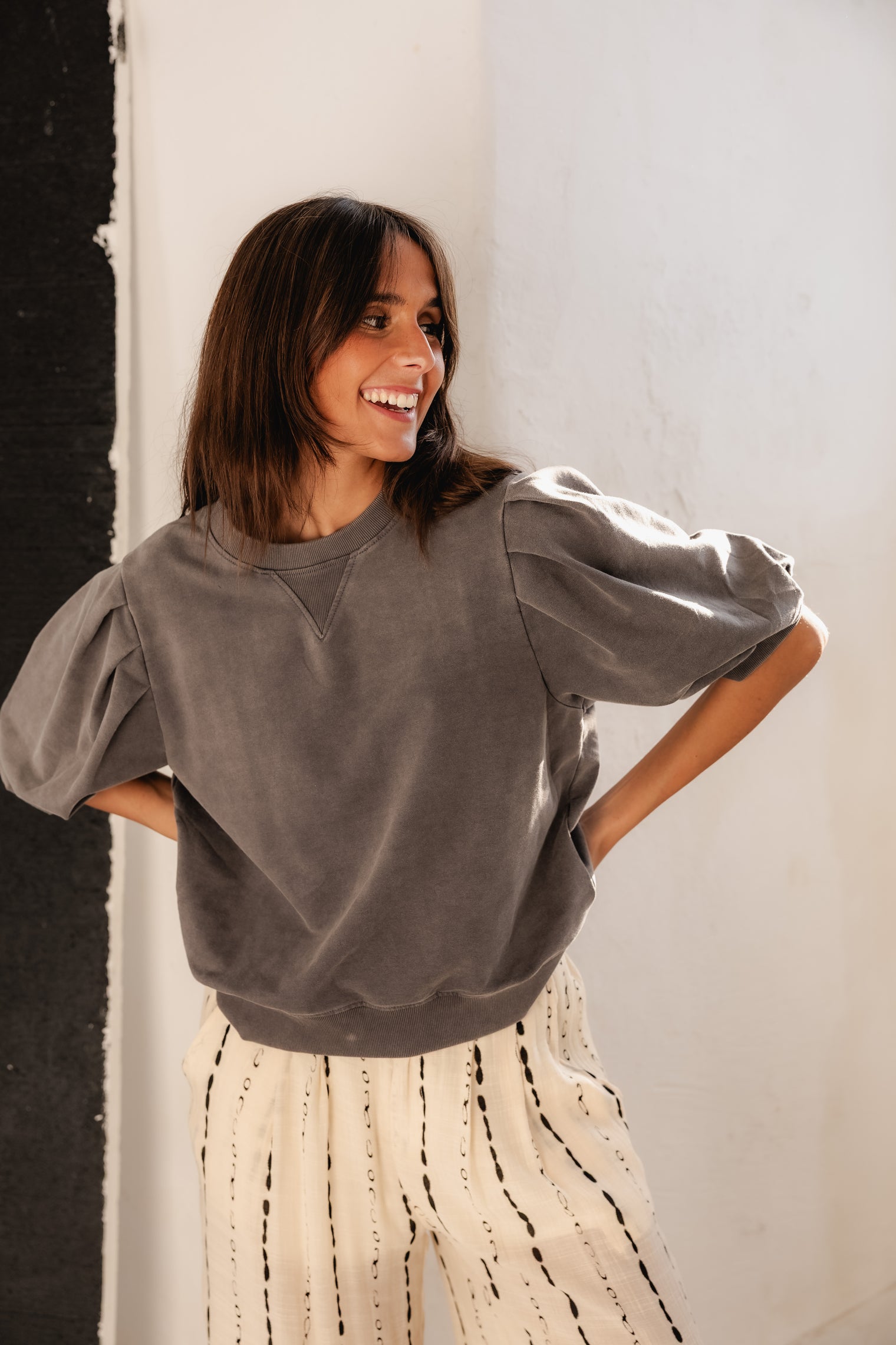 SHORT SLEEVE SWEATSHIRT AMÉLIE