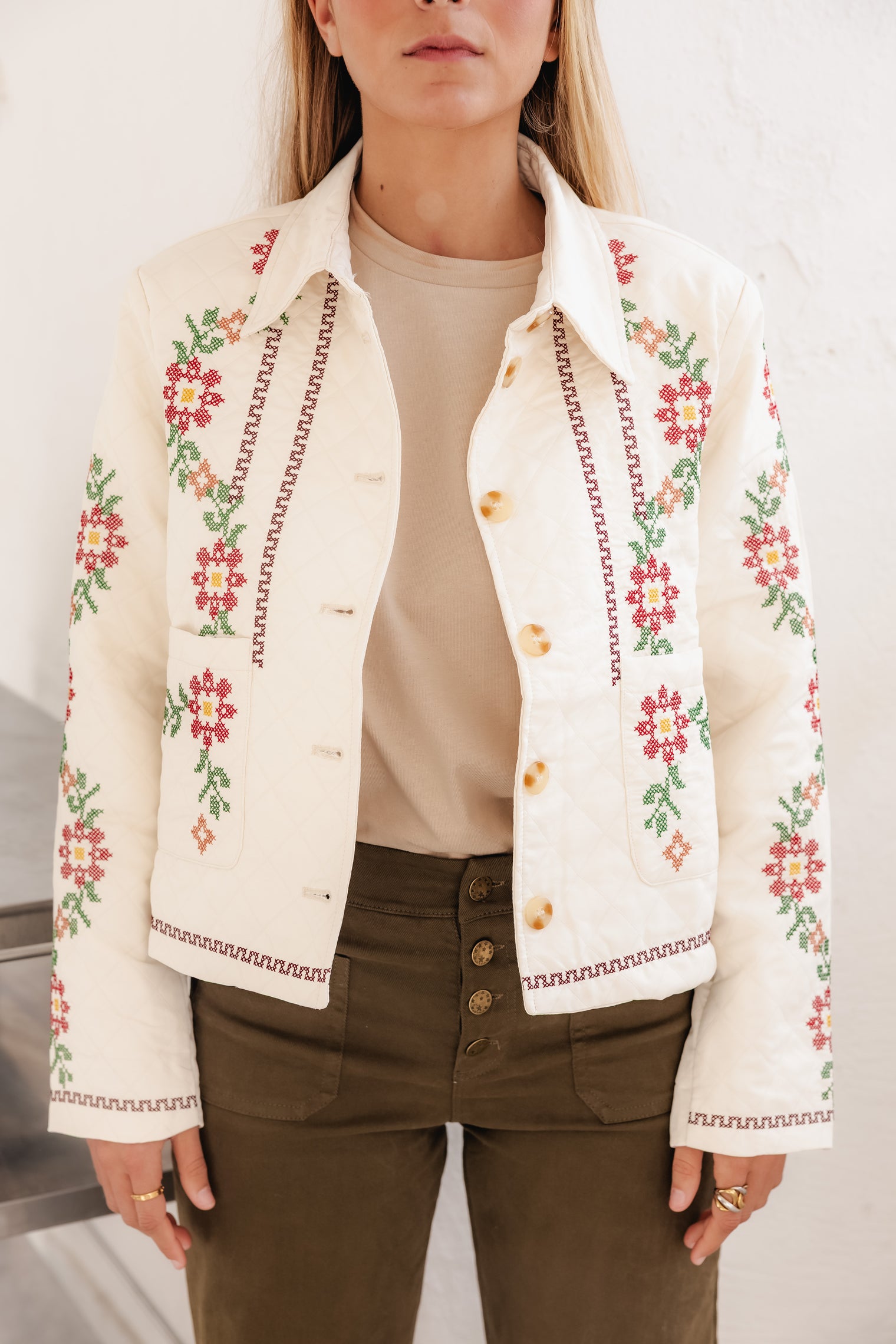 LEONOR CROSS STITCH JACKET