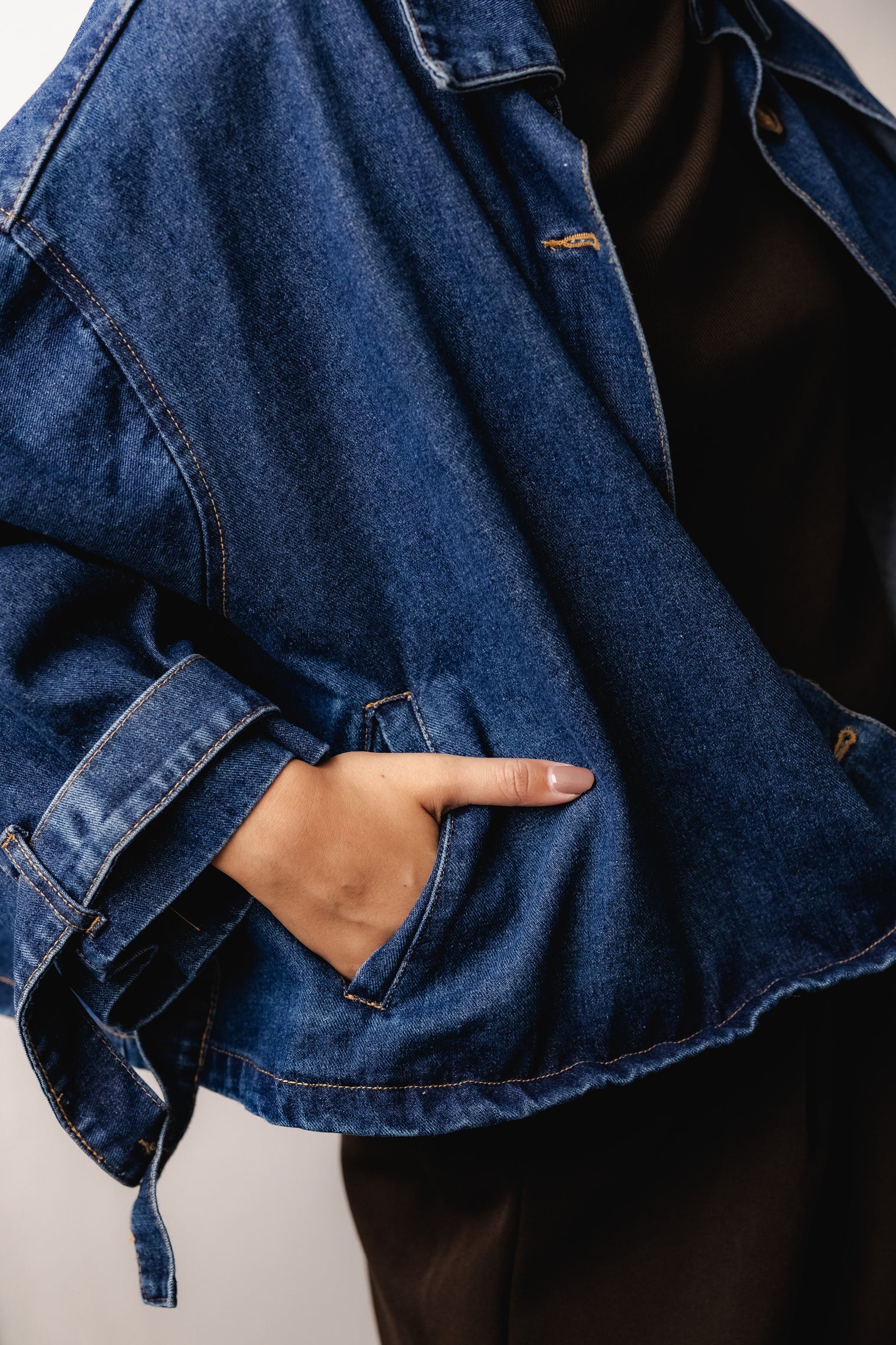 FELICIANA BLUE DENIM JACKET