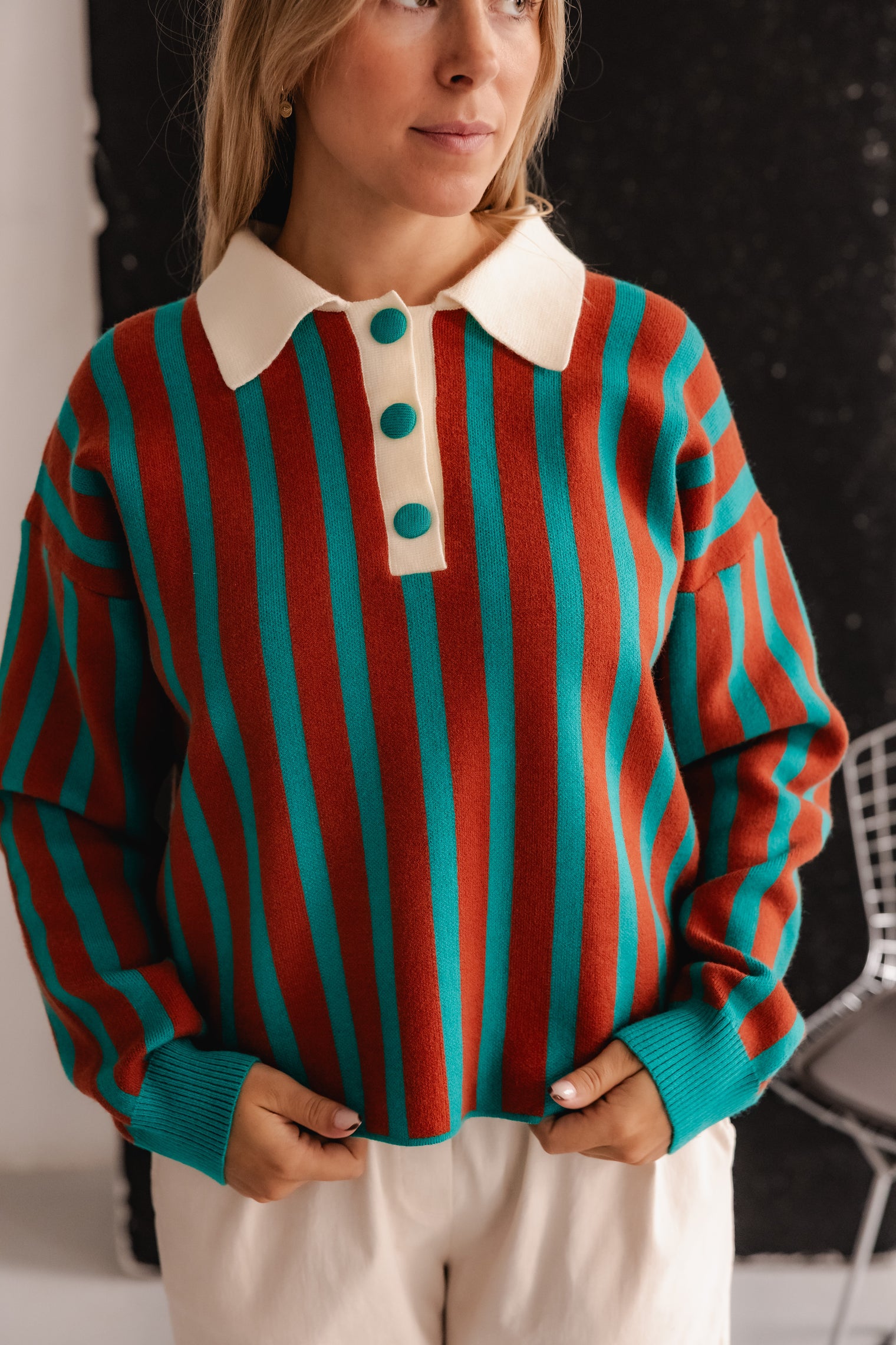 THOMAS KNIT POLO