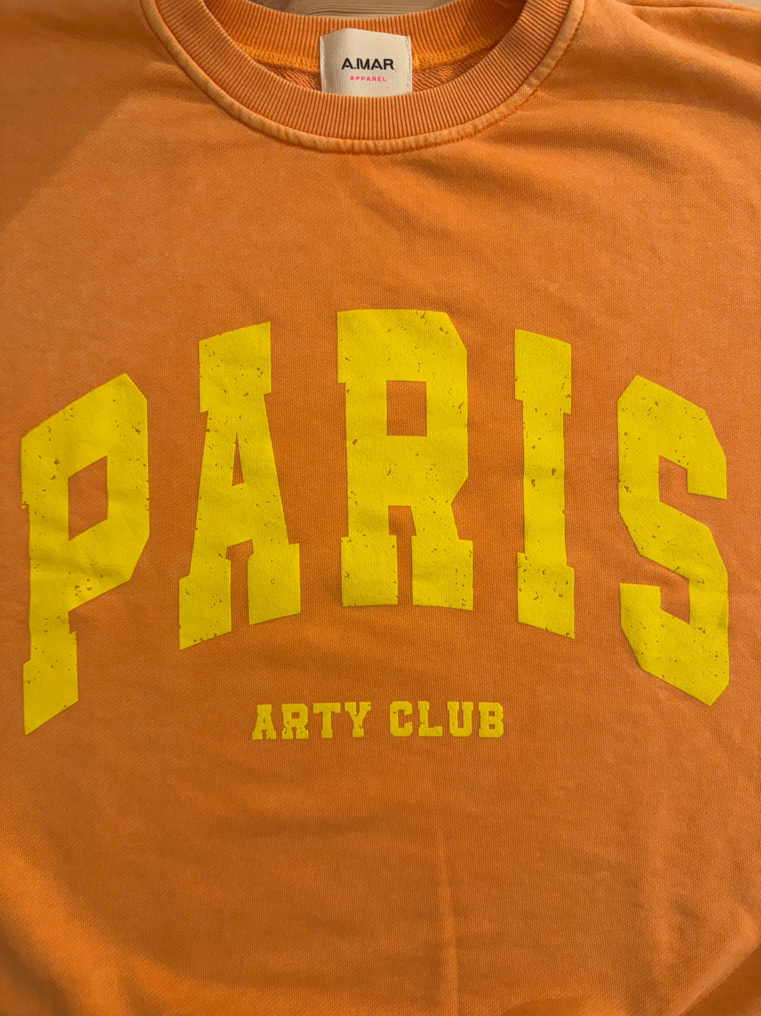 SWEAT "PARIS" ORANGE