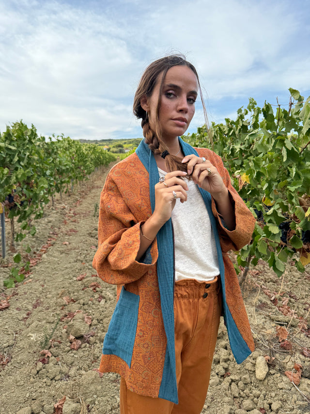 KIMONO TAHITI ORANGE