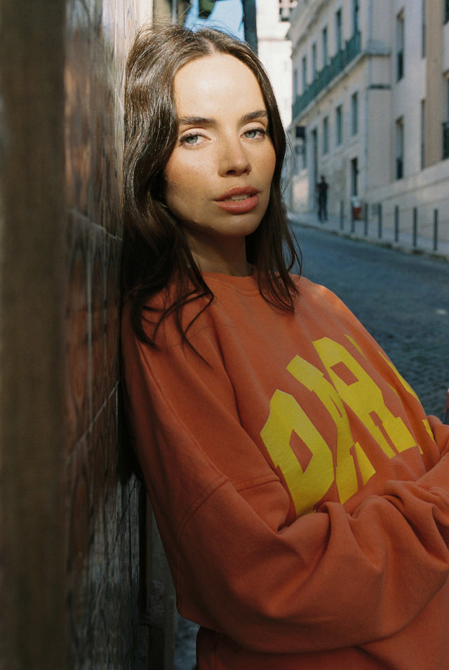 SWEAT "PARIS" ORANGE