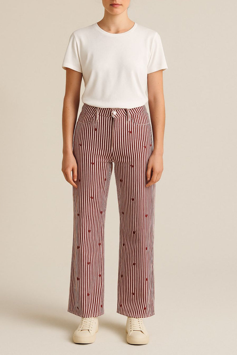 BENITA BORDEAUX PANTS