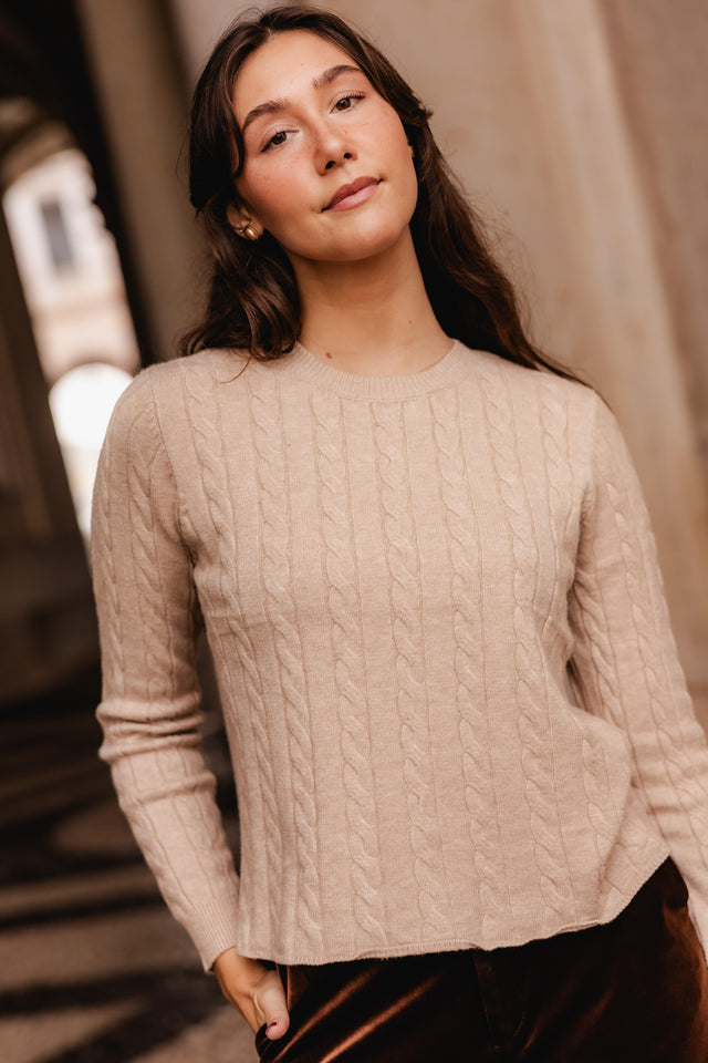 ESSENTIAL KNIT BEIGE