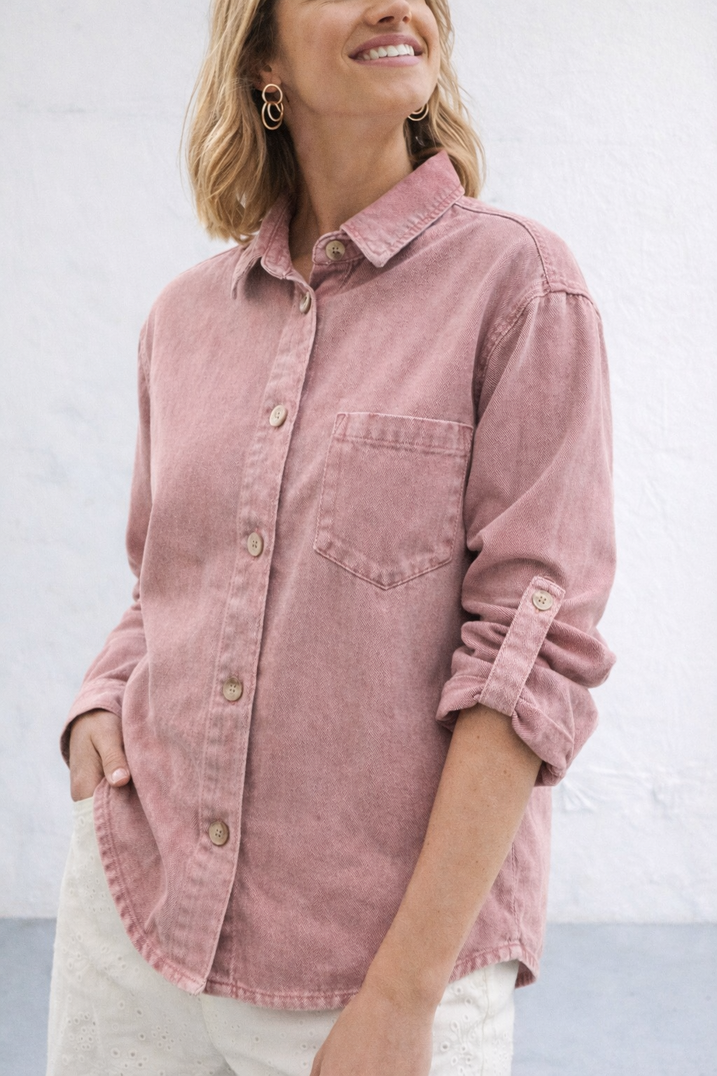 SOBRECAMISA OLD ROSE
