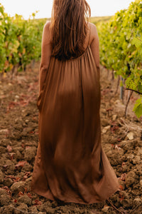 SILK BRONZE DRESS