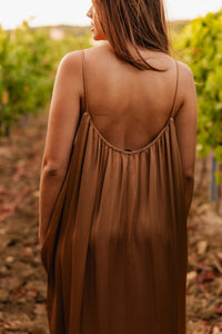 SILK BRONZE DRESS