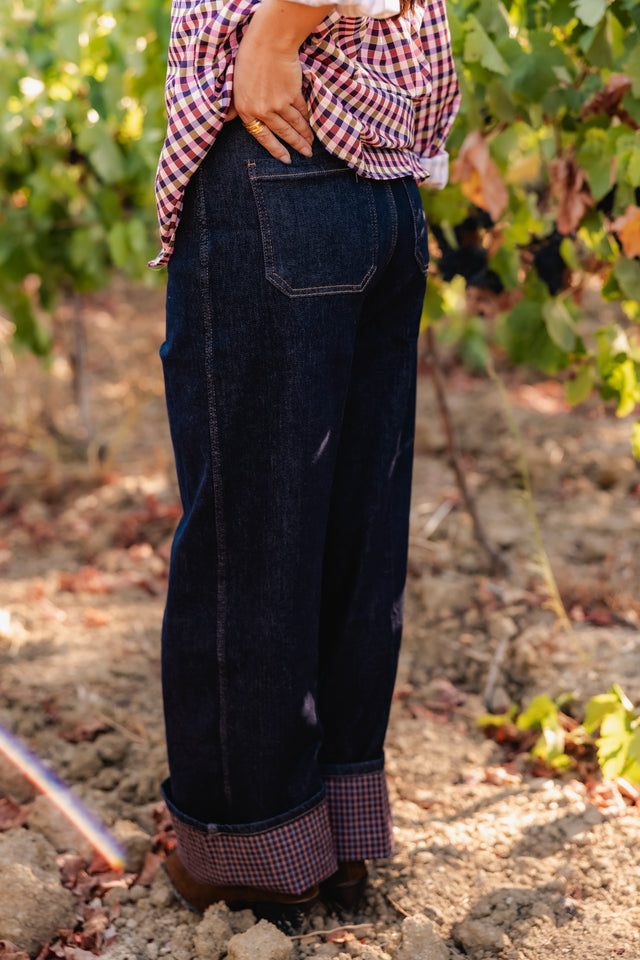 RED CHESS PANTS