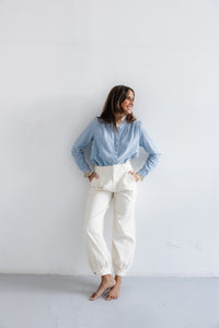 LAS RAMBLAS ECRU PANTS