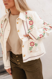 LEONOR CROSS STITCH JACKET