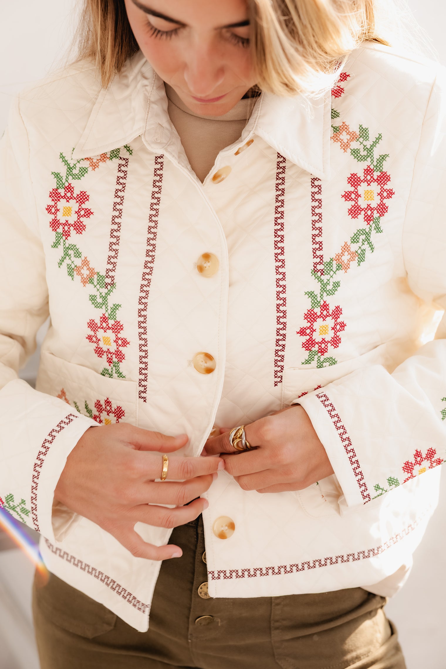 LEONOR CROSS STITCH JACKET