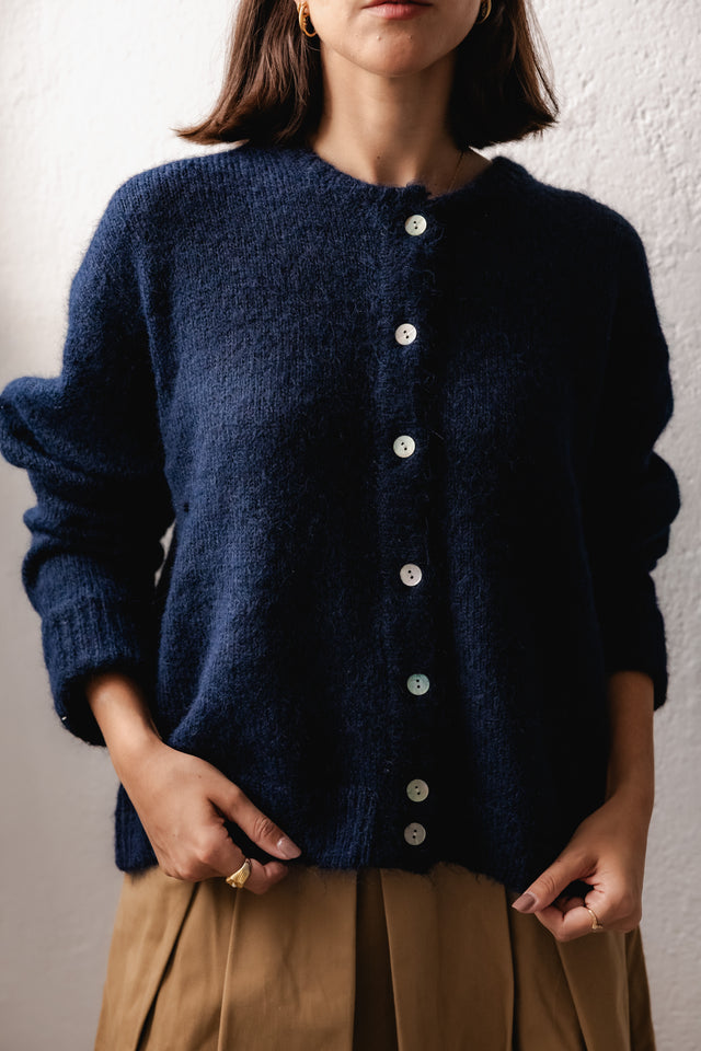 DARK BLUE CARDIGAN
