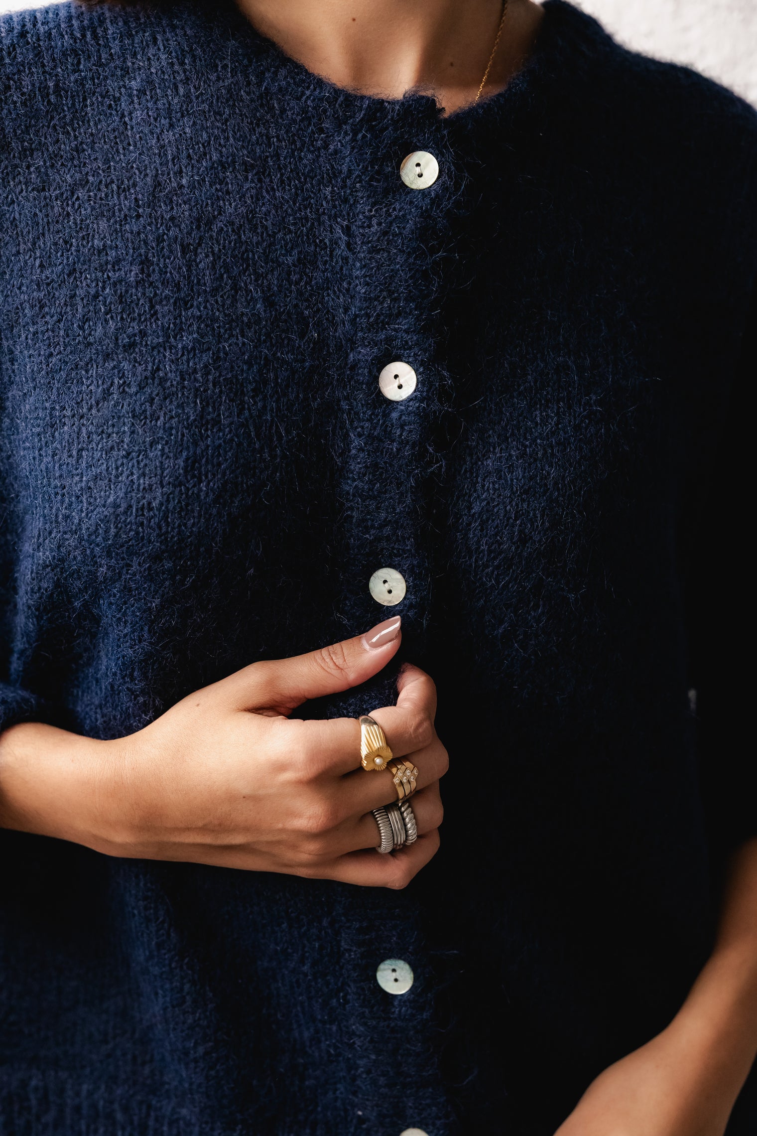 DARK BLUE CARDIGAN