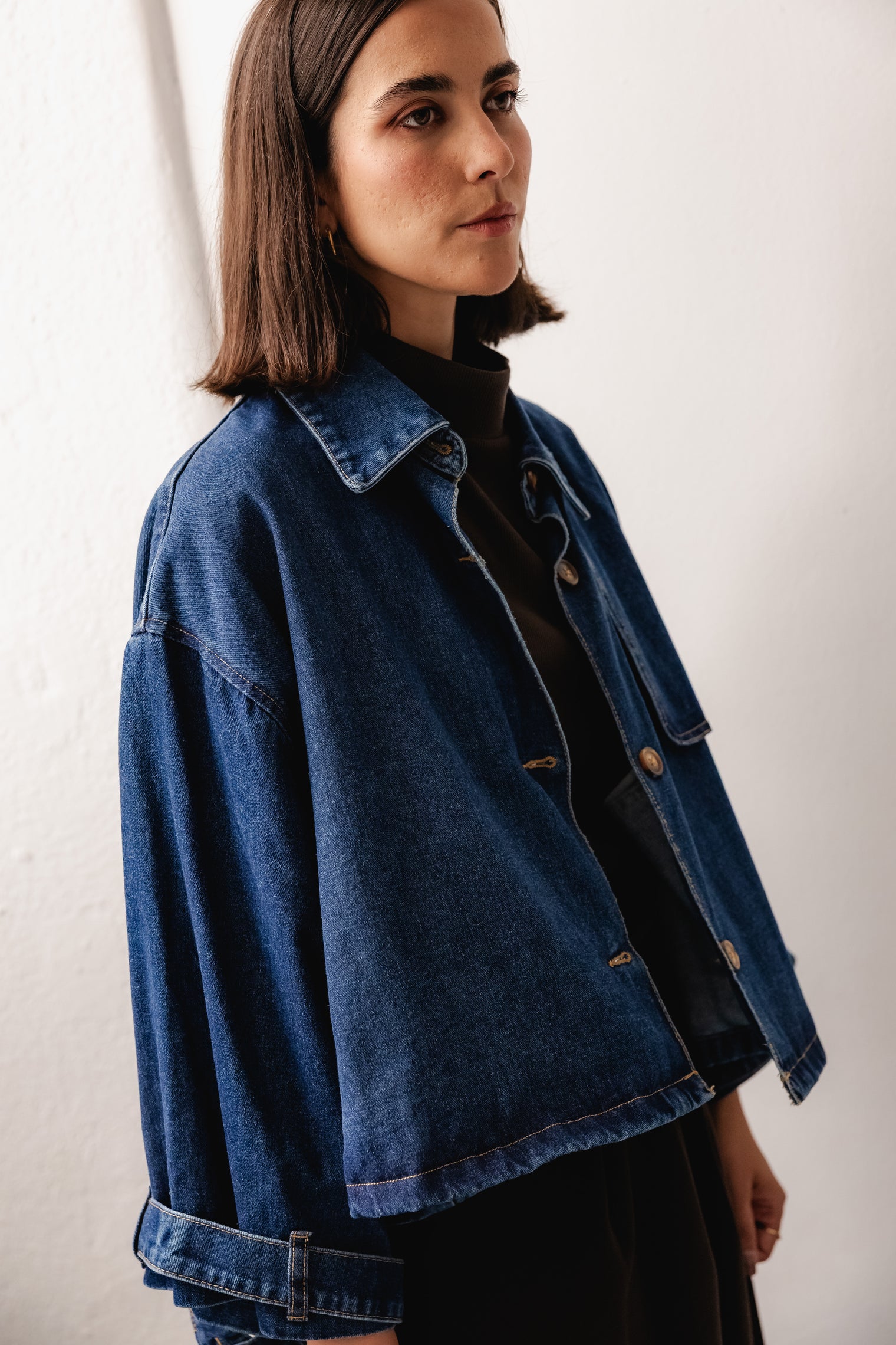 FELICIANA BLUE DENIM JACKET