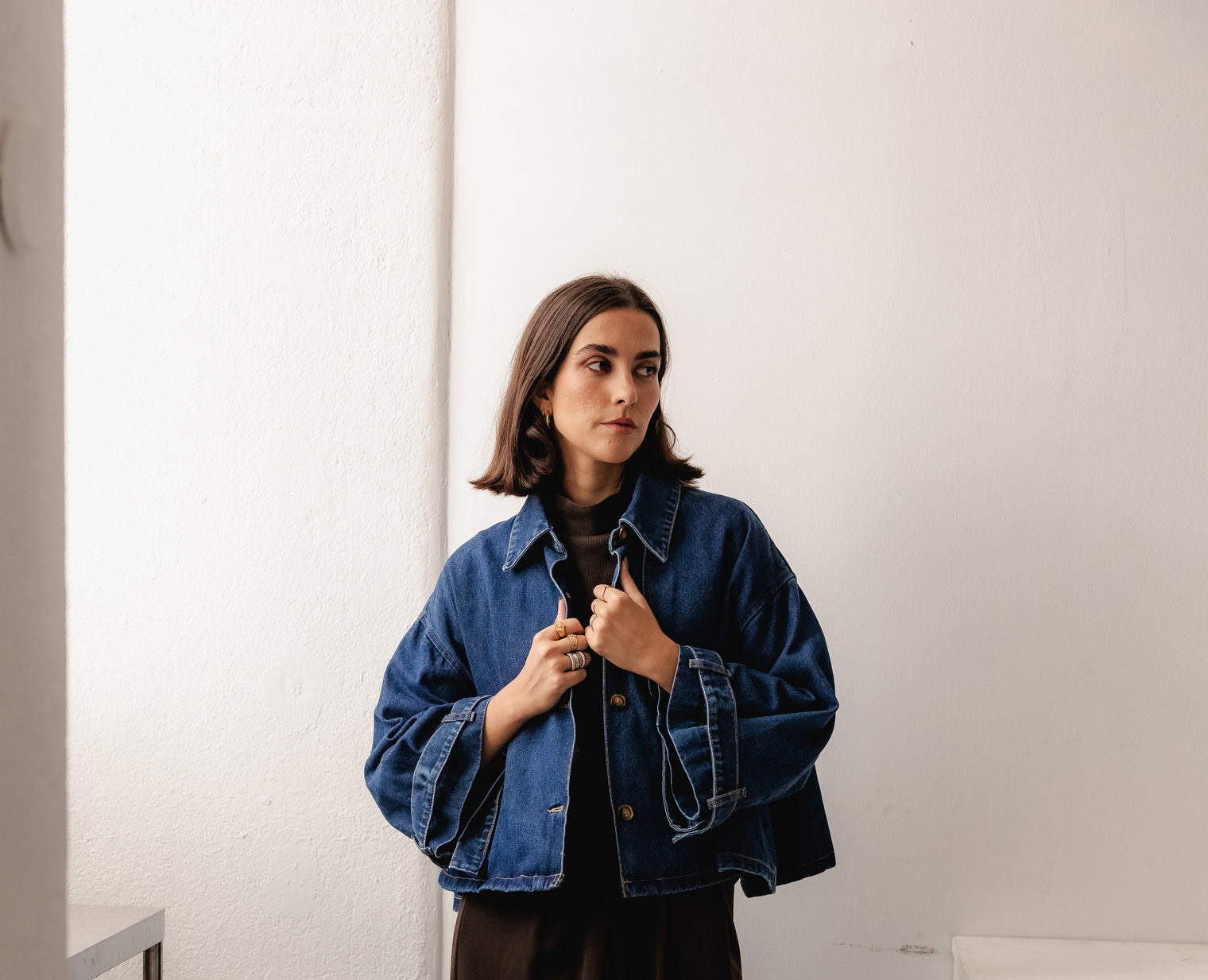 FELICIANA BLUE DENIM JACKET