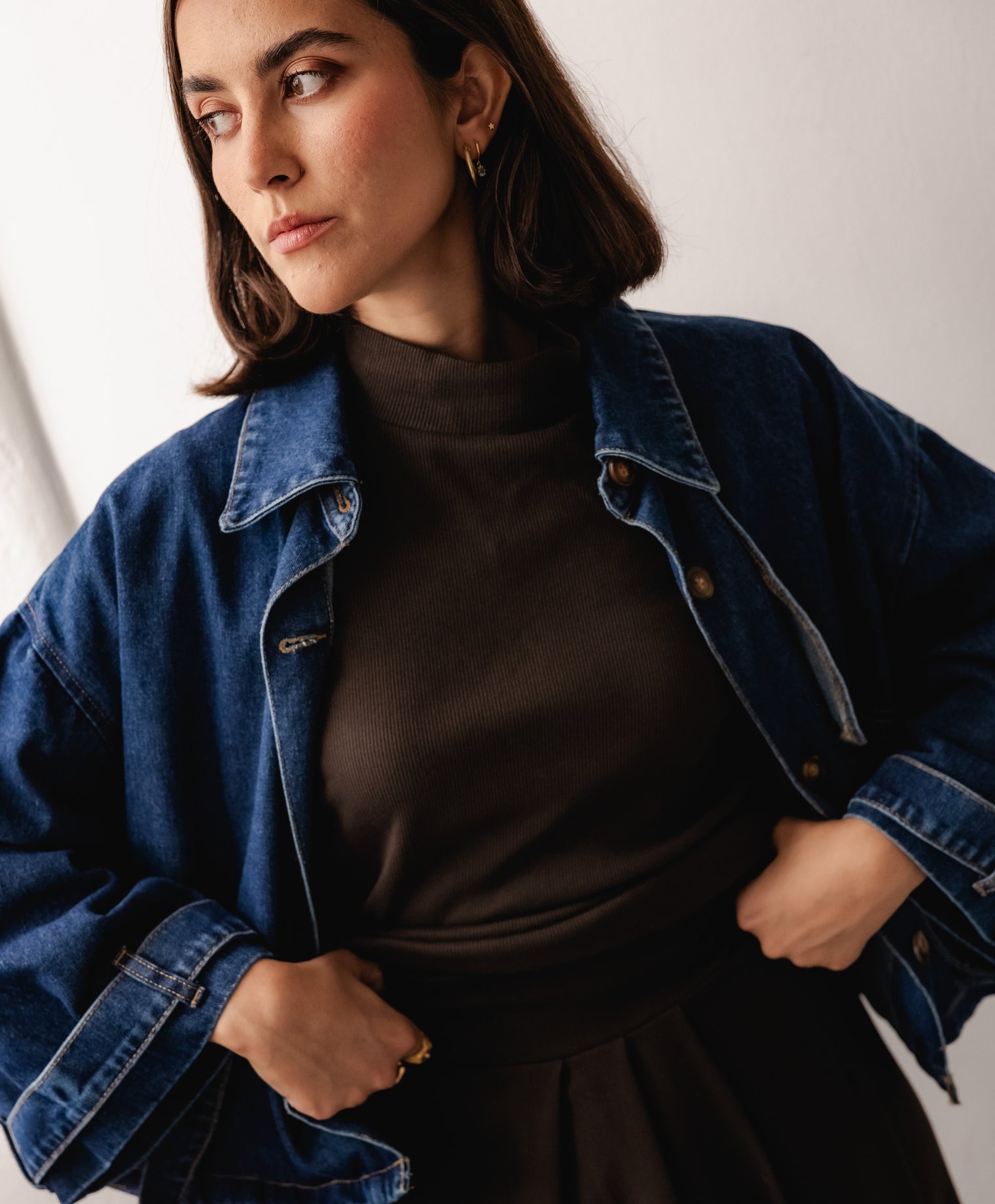 FELICIANA BLUE DENIM JACKET