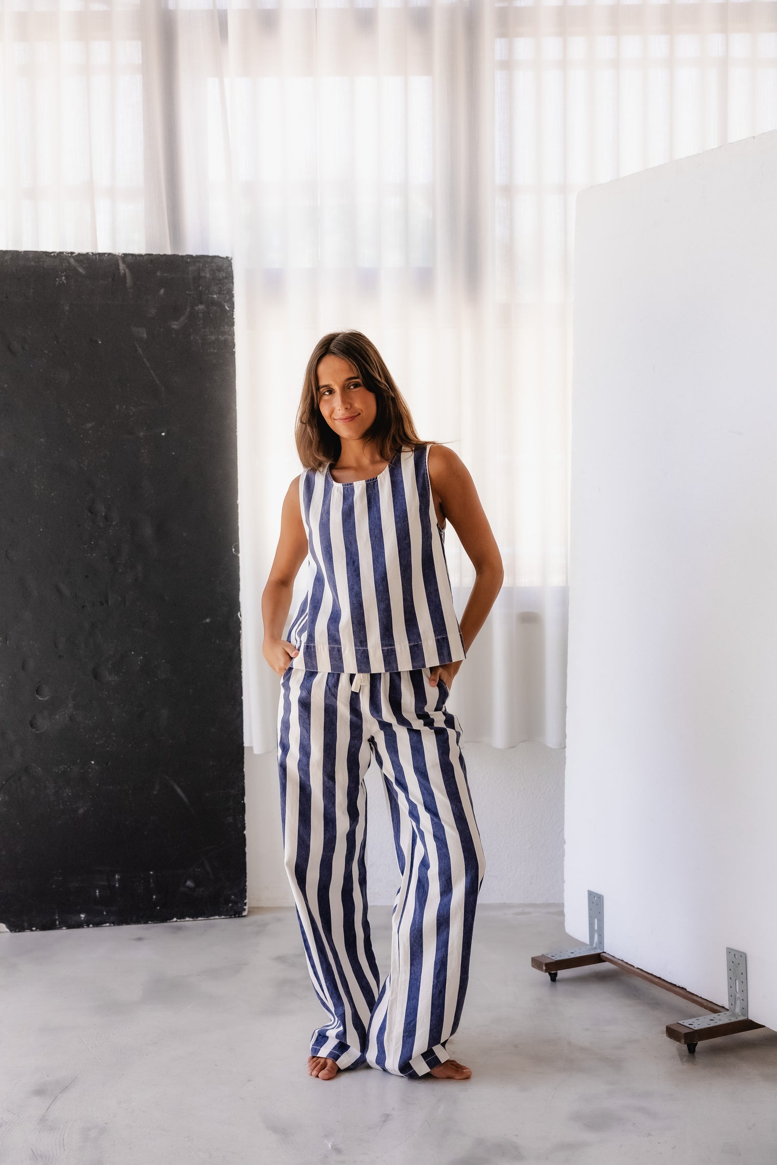 CALÇAS COSTA NOVA AZUL