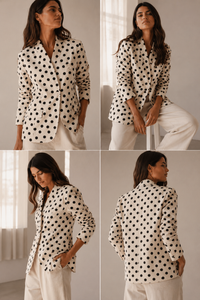 POLKA DOTS BLAZER
