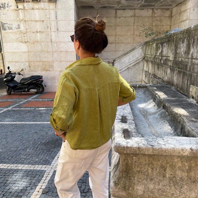 LUNA SHIRT IN LIME
