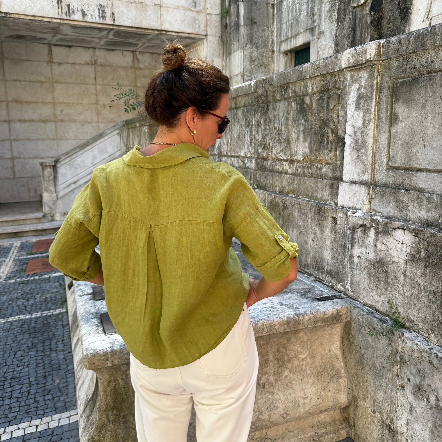 LUNA SHIRT IN LIME