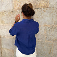 LUNA SHIRT IN ÍNDIGO