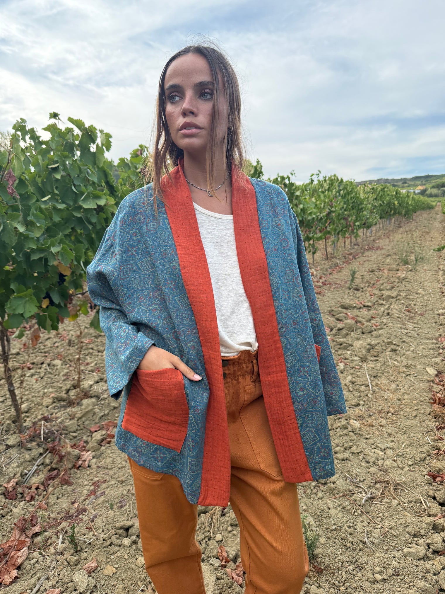 KIMONO TAHITI BLUE
