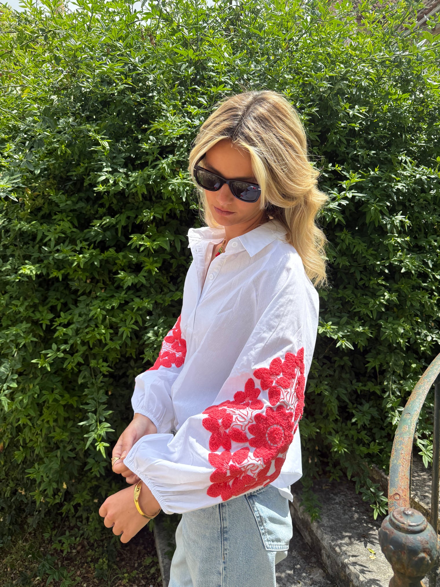 OVERSIZE CORAL SHIRT