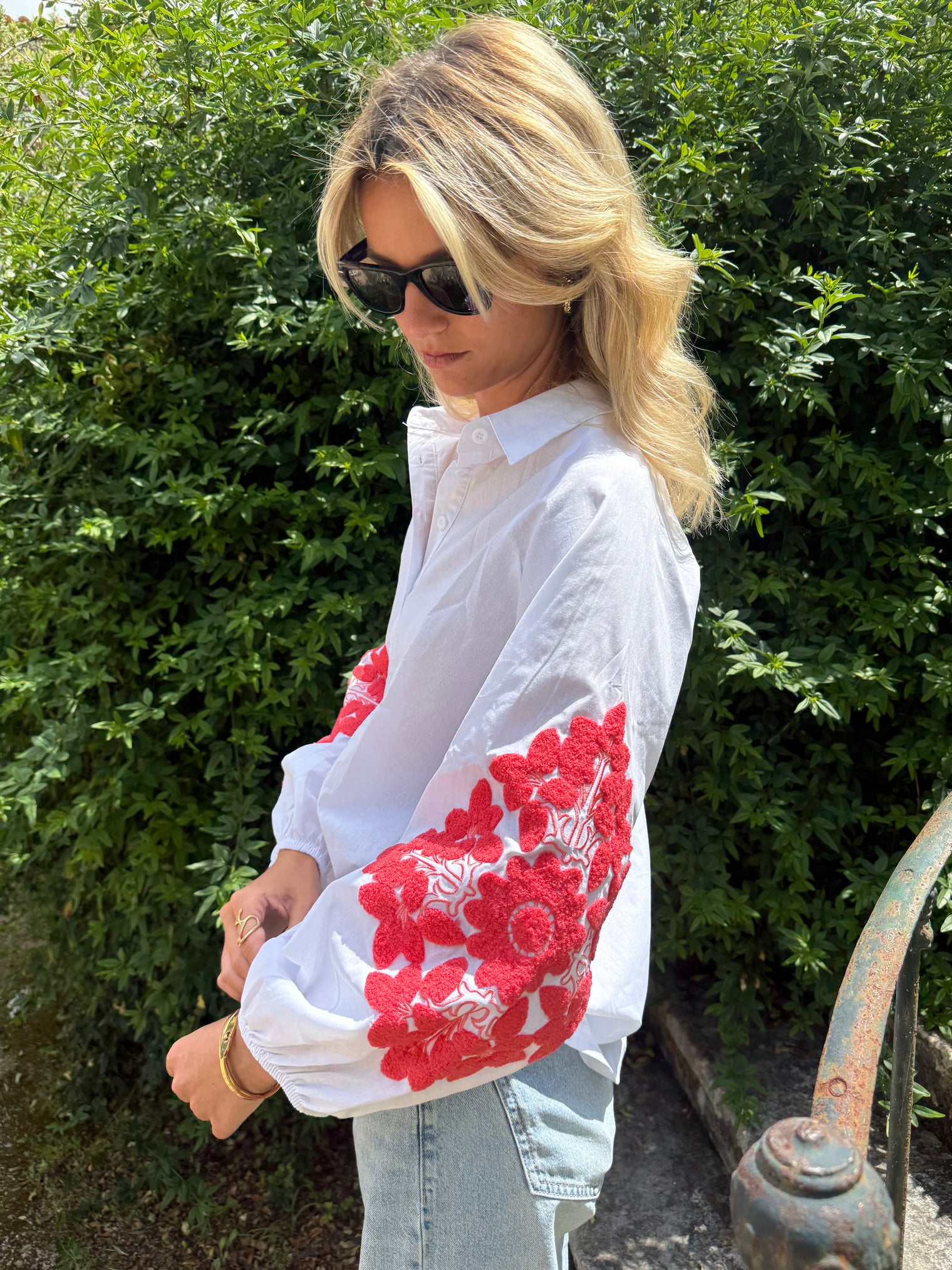 OVERSIZE CORAL SHIRT