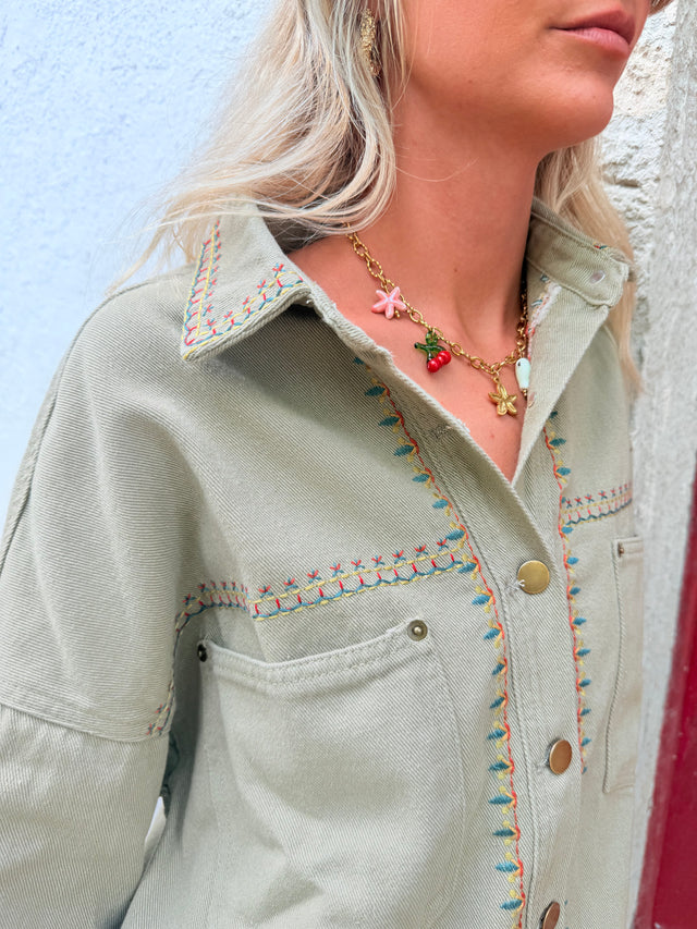 DENIM LÉO JACKET
