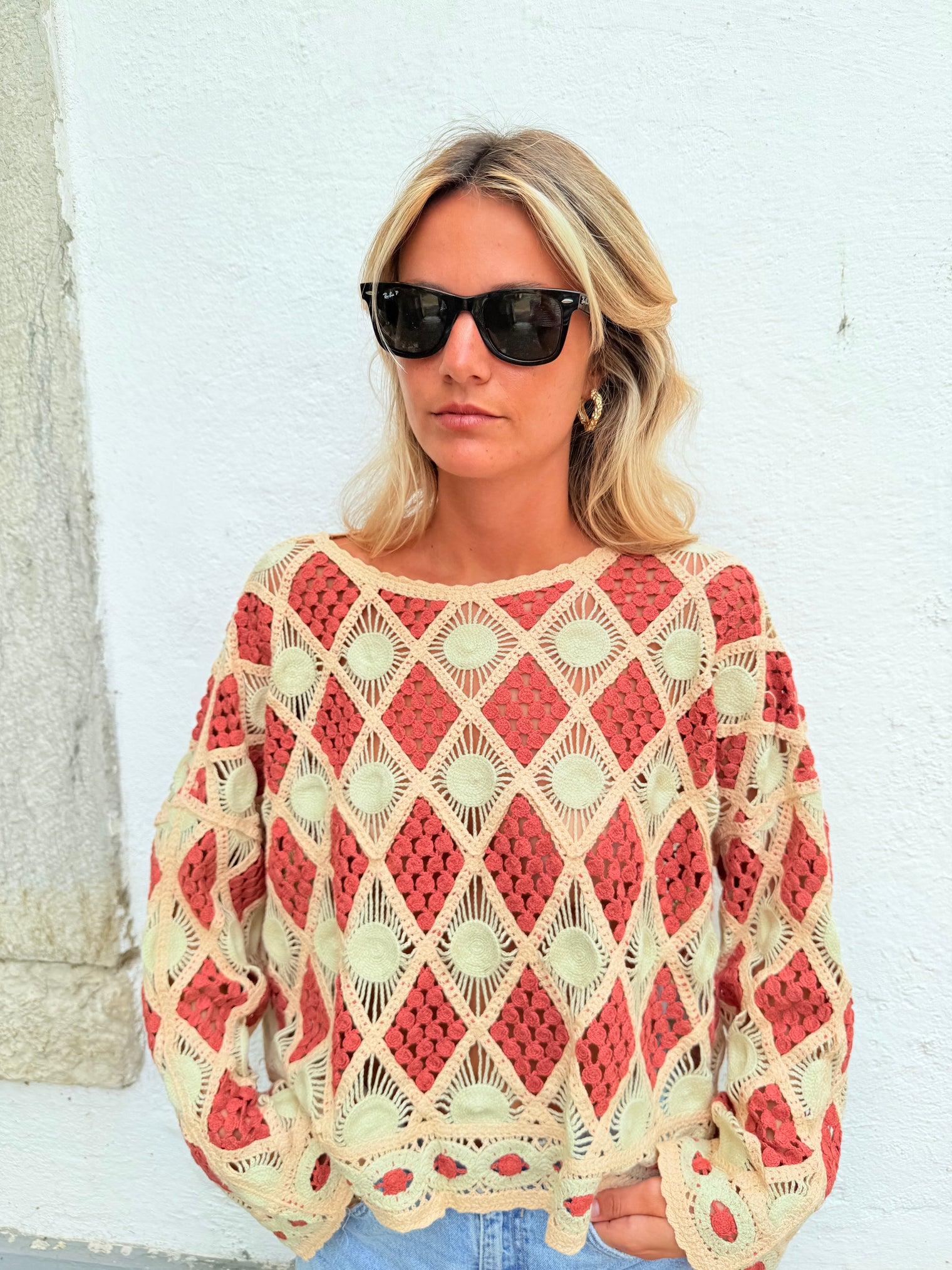 JOAN CROCHET BLOUSE