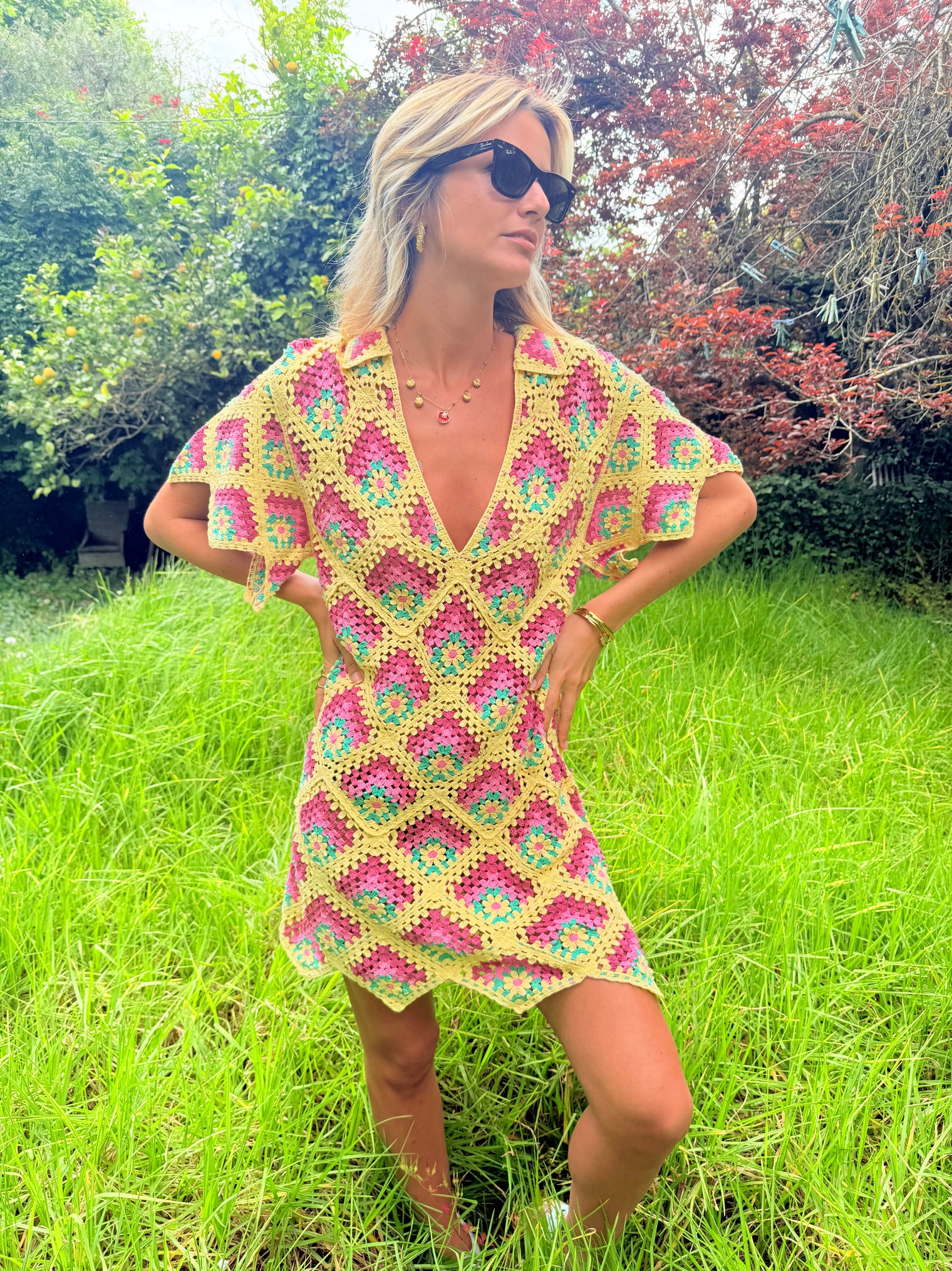 MARTINA CROCHET DRESS