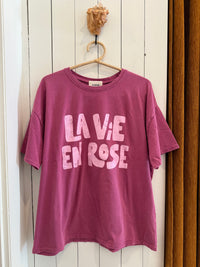TEE LA VIE EN ROSE