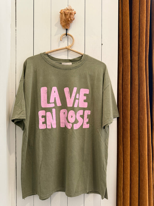 TEE LA VIE EN ROSE