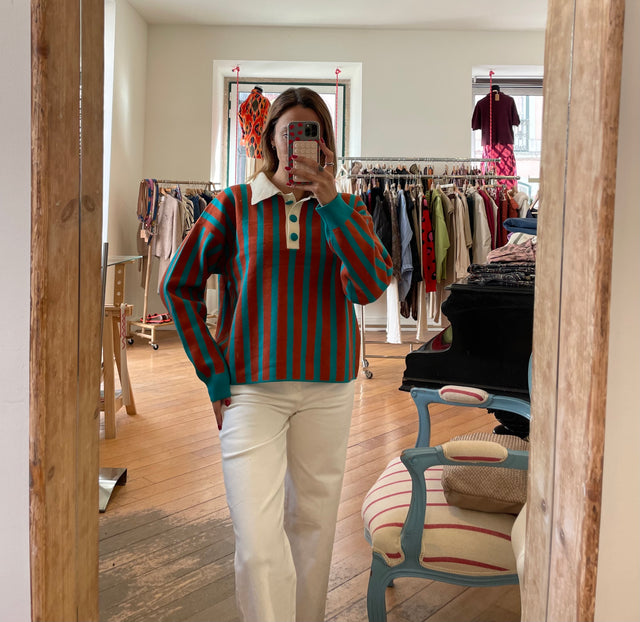 THOMAS KNIT POLO