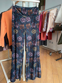 FLOWER VELVET PANTS