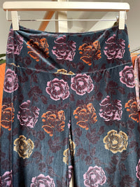 FLOWER VELVET PANTS