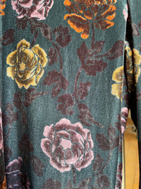 FLOWER VELVET PANTS