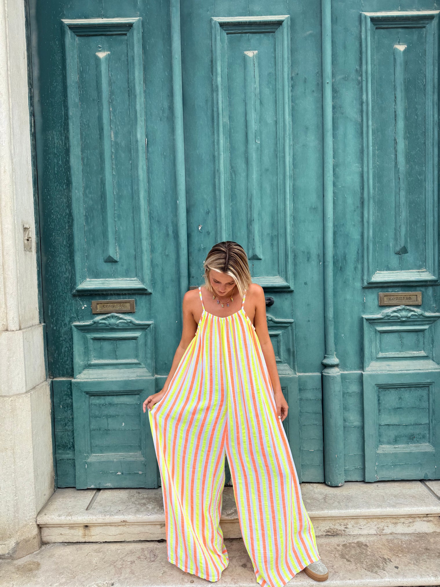LOLA JUMPSUIT IN YELLOW
