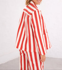 CAMISA RED STRIPES