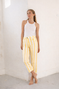 CALÇAS LEMON STRIPE