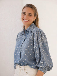 CAMISA BLUE PAISLEY